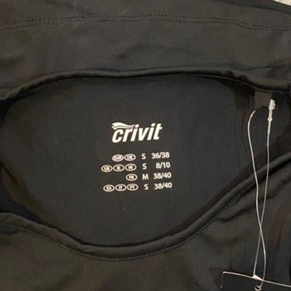 نیم تنه ورزشی زنانه اورجینال برند کریویت ( آلمان) CRIVIT TOP SPORTIVO  شناسه IAN 327475